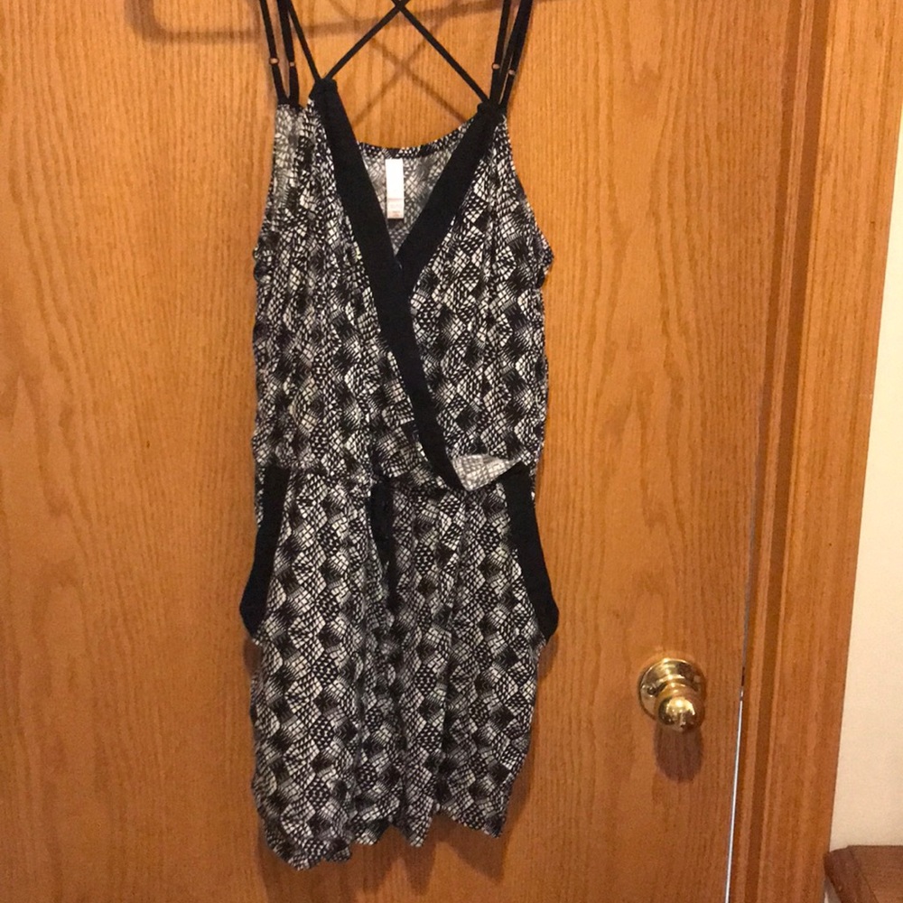 Spaghetti strap romper